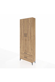 Arges Dolap 4 Raflı 2 Çekmeceli 2 Kapaklı 88x30x243 - S33M003V9A