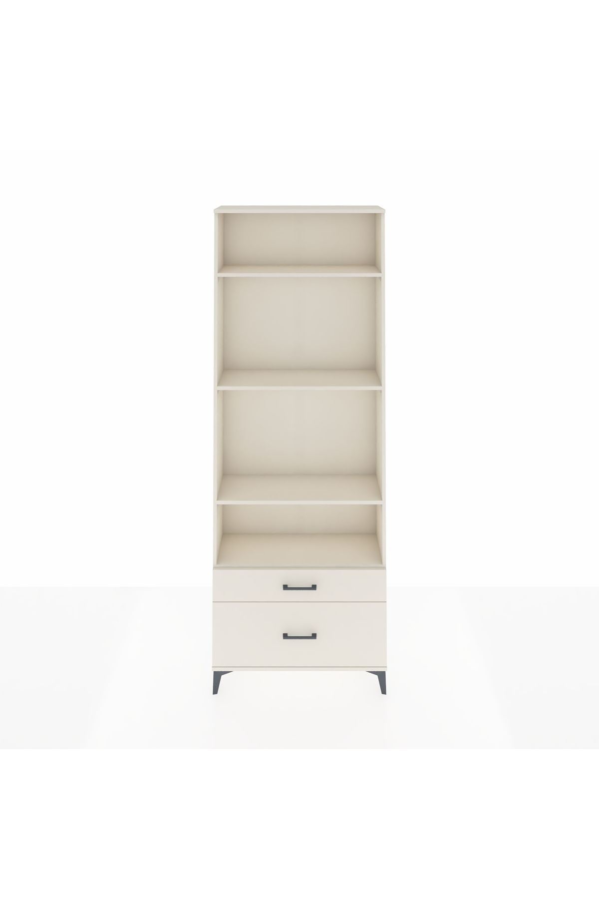 Arges Dolap 4 Raflı 2 Çekmeceli 88x30x243 - S33M004V1A