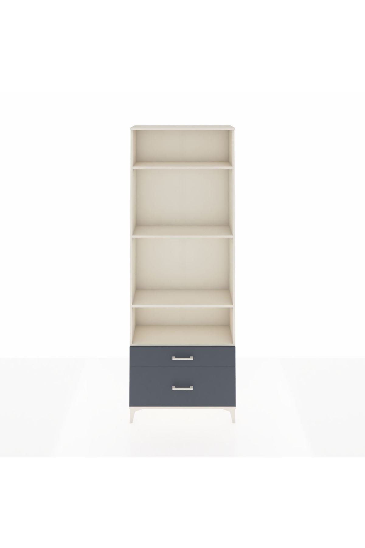Arges Dolap 4 Raflı 2 Çekmeceli 88x30x243 - S33M004V2A