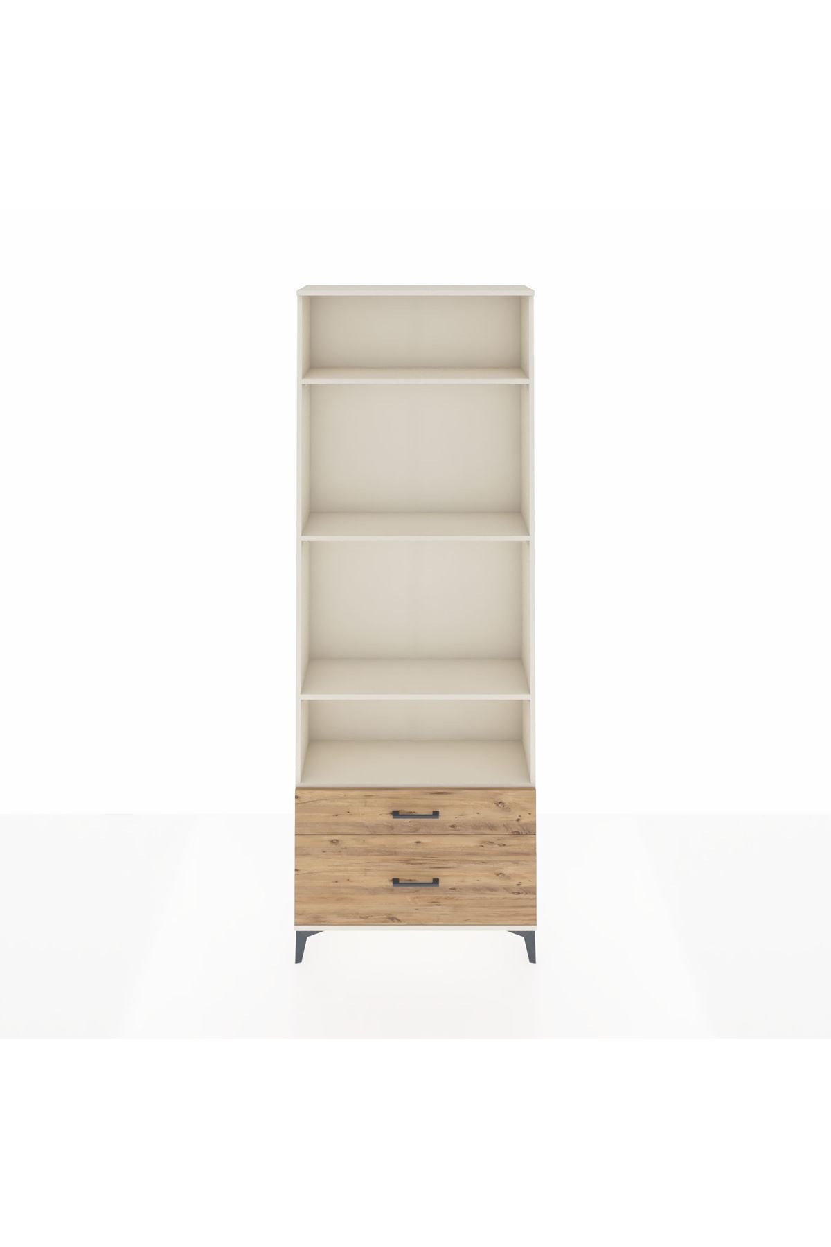 Arges Dolap 4 Raflı 2 Çekmeceli 88x30x243 - S33M004V3A