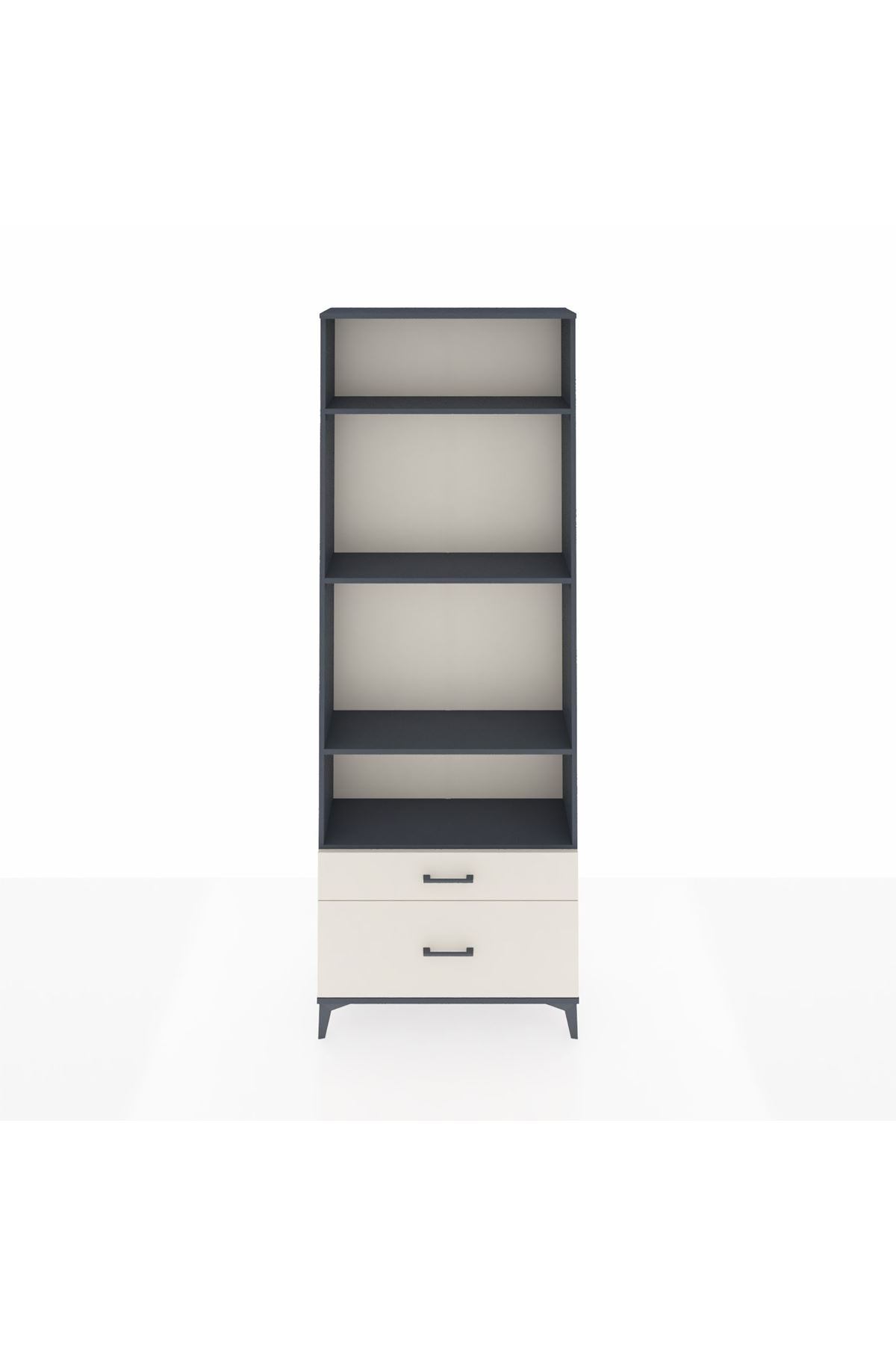 Arges Dolap 4 Raflı 2 Çekmeceli 88x30x243 - S33M004V4A