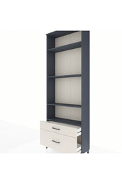 Arges Dolap 4 Raflı 2 Çekmeceli 88x30x243 - S33M004V4A