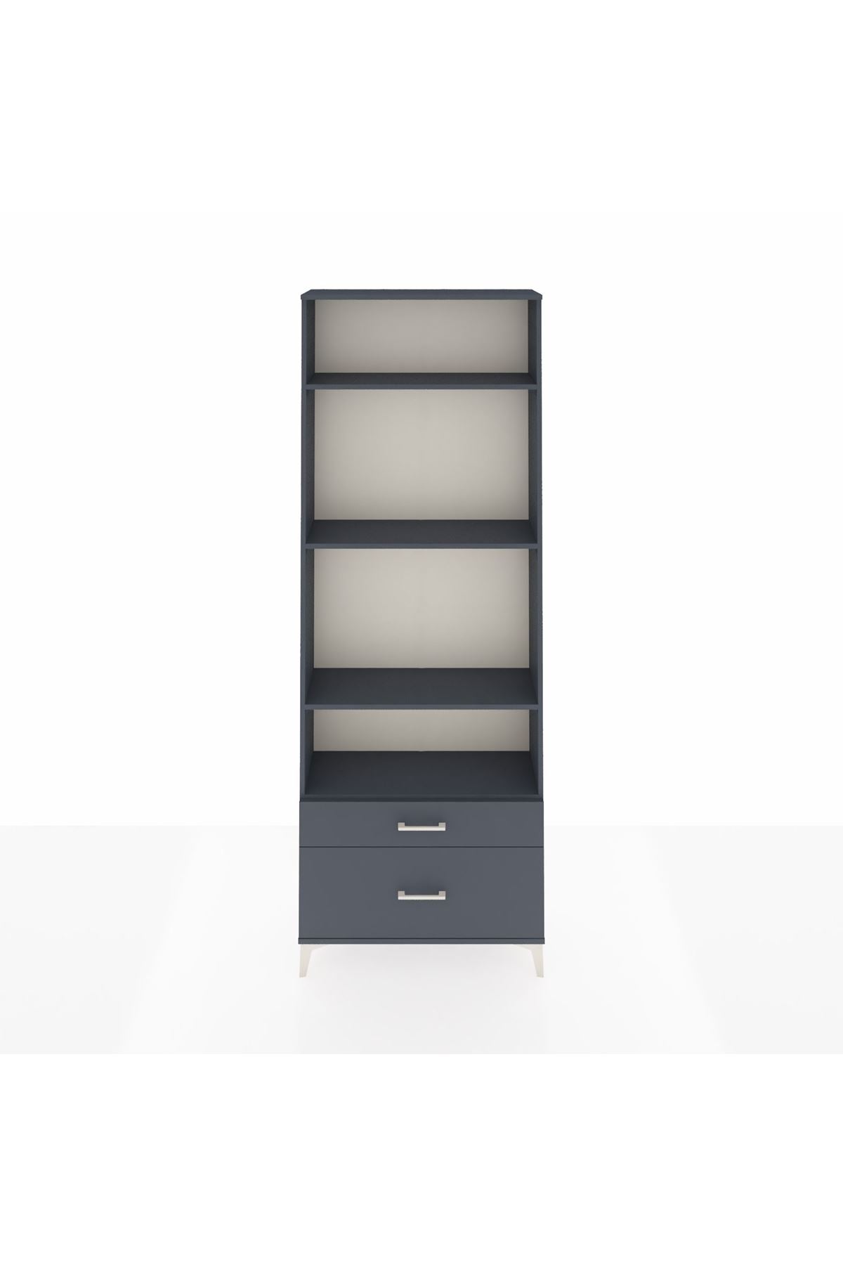 Arges Dolap 4 Raflı 2 Çekmeceli 88x30x243 - S33M004V5A