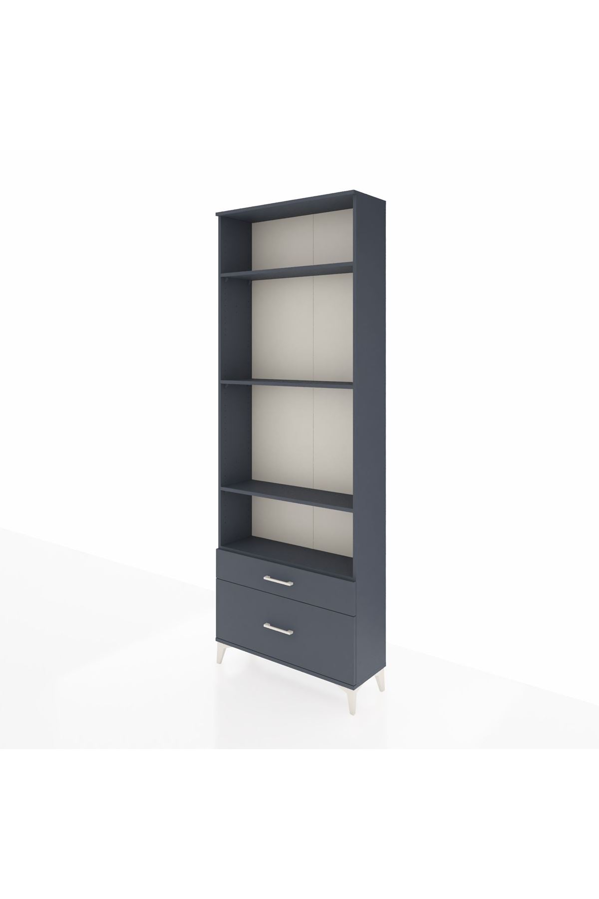 Arges Dolap 4 Raflı 2 Çekmeceli 88x30x243 - S33M004V5A