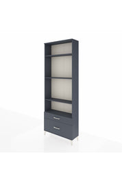 Arges Dolap 4 Raflı 2 Çekmeceli 88x30x243 - S33M004V5A