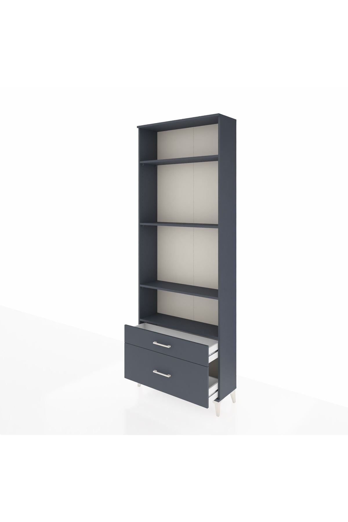 Arges Dolap 4 Raflı 2 Çekmeceli 88x30x243 - S33M004V5A