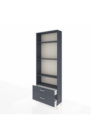Arges Dolap 4 Raflı 2 Çekmeceli 88x30x243 - S33M004V5A