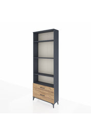 Arges Dolap 4 Raflı 2 Çekmeceli 88x30x243 - S33M004V6A