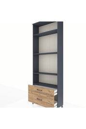 Arges Dolap 4 Raflı 2 Çekmeceli 88x30x243 - S33M004V6A
