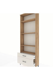 Arges Dolap 4 Raflı 2 Çekmeceli 88x30x243 - S33M004V7A