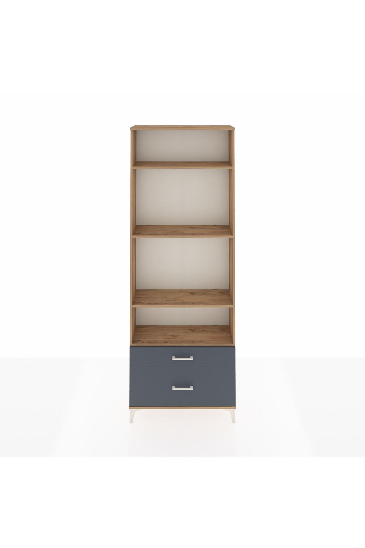 Arges Dolap 4 Raflı 2 Çekmeceli 88x30x243 - S33M004V8A