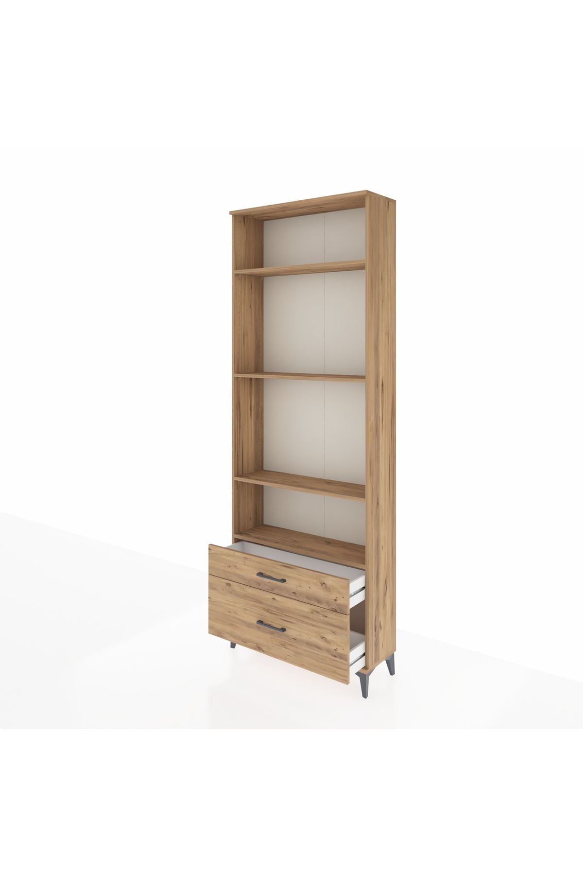 Arges Dolap 4 Raflı 2 Çekmeceli 88x30x243 - S33M004V9A
