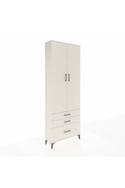 Arges Dolap 4 Raflı 3 Çekmeceli 2 Kapaklı 88x30x243 - S33M005V1A