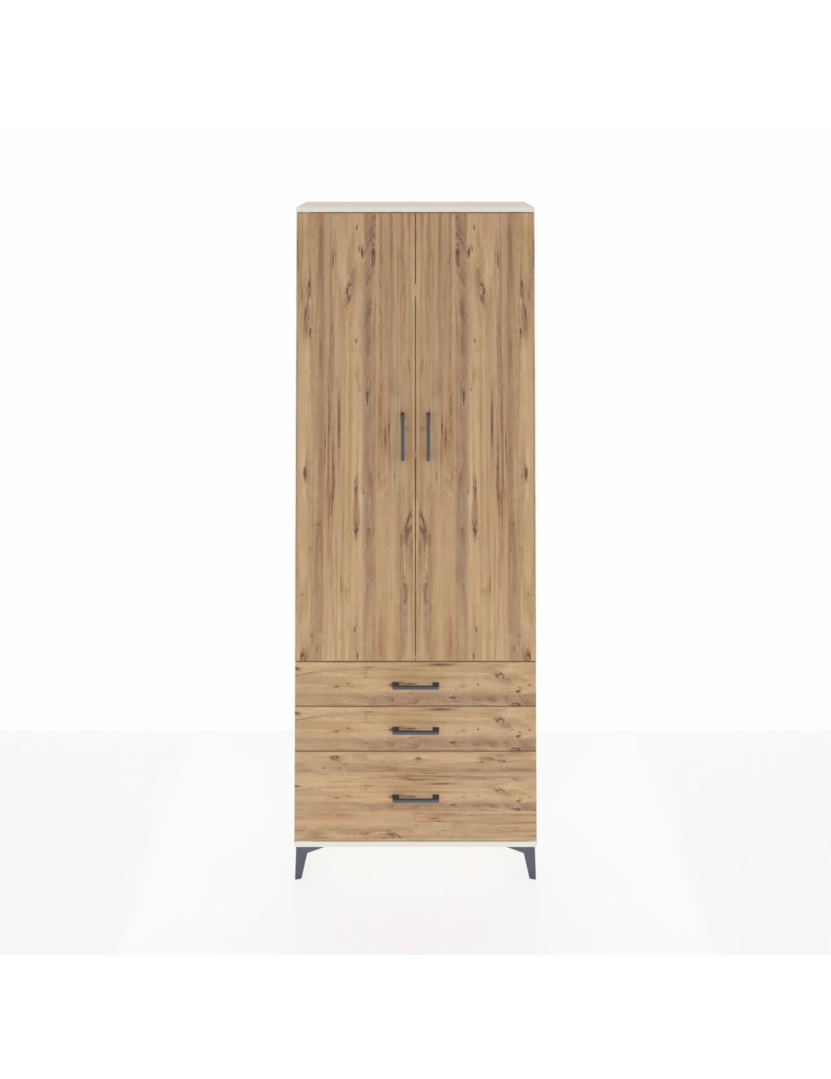 Arges Dolap 4 Raflı 3 Çekmeceli 2 Kapaklı 88x30x243 - S33M005V3A