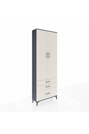 Arges Dolap 4 Raflı 3 Çekmeceli 2 Kapaklı 88x30x243 - S33M005V4A