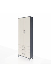 Arges Dolap 4 Raflı 3 Çekmeceli 2 Kapaklı 88x30x243 - S33M005V4A