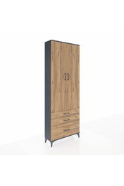 Arges Dolap 4 Raflı 3 Çekmeceli 2 Kapaklı 88x30x243 - S33M005V6A