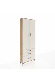 Arges Dolap 4 Raflı 3 Çekmeceli 2 Kapaklı 88x30x243 - S33M005V7A
