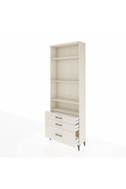 Arges Dolap 4 Raflı 3 Çekmeceli 88x30x243 - S33M006V1A