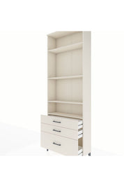 Arges Dolap 4 Raflı 3 Çekmeceli 88x30x243 - S33M006V1A