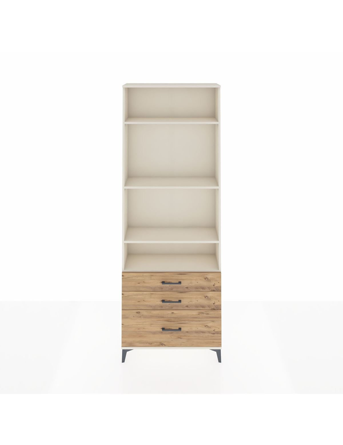 Arges Dolap 4 Raflı 3 Çekmeceli 88x30x243 - S33M006V3A