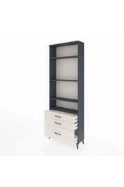 Arges Dolap 4 Raflı 3 Çekmeceli 88x30x243 - S33M006V4A