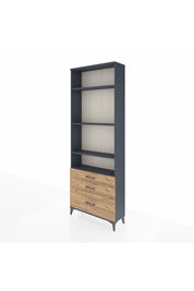 Arges Dolap 4 Raflı 3 Çekmeceli 88x30x243 - S33M006V6A