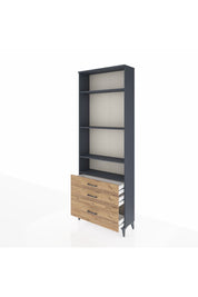 Arges Dolap 4 Raflı 3 Çekmeceli 88x30x243 - S33M006V6A