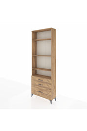 Arges Dolap 4 Raflı 3 Çekmeceli 88x30x243 - S33M006V9A