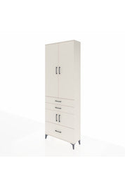 Arges Dolap 4 Raflı 3 Çekmeceli 4 Kapaklı 88x30x243 - S33M007V1A