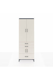 Arges Dolap 4 Raflı 3 Çekmeceli 4 Kapaklı 88x30x243 - S33M007V4A