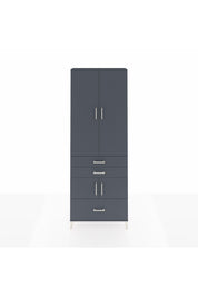 Arges Dolap 4 Raflı 3 Çekmeceli 4 Kapaklı 88x30x243 - S33M007V5A