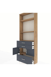 Arges Dolap 4 Raflı 3 Çekmeceli 2 Kapaklı 88x30x243 - S33M008V8A