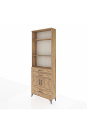 Arges Dolap 4 Raflı 3 Çekmeceli 2 Kapaklı 88x30x243 - S33M008V9A