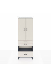 Arges Dolap 4 Raflı 3 Çekmeceli 2 Kapaklı 88x30x243 - S33M009V4A