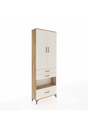 Arges Dolap 4 Raflı 3 Çekmeceli 2 Kapaklı 88x30x243 - S33M009V7A