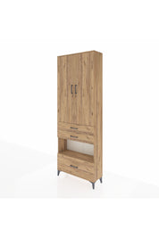 Arges Dolap 4 Raflı 3 Çekmeceli 2 Kapaklı 88x30x243 - S33M009V9A