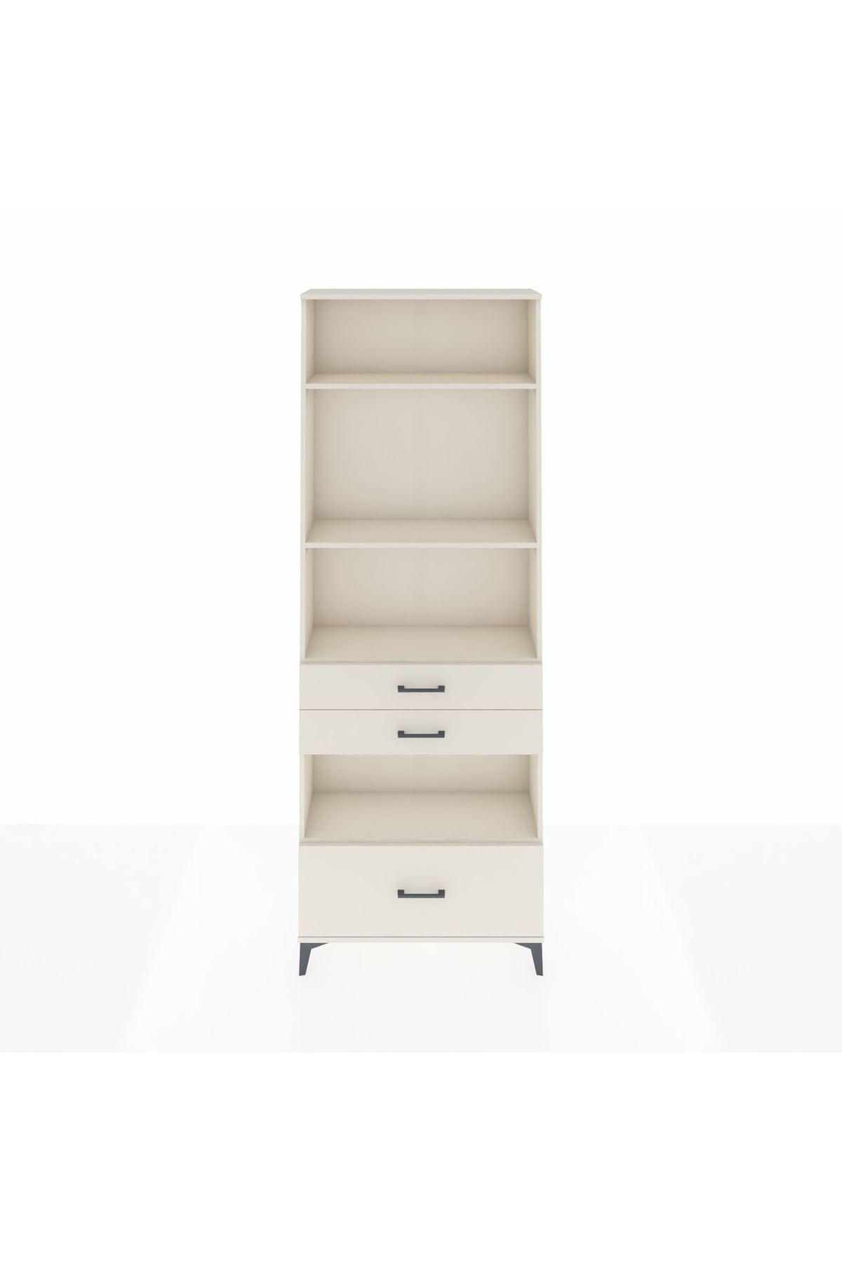Arges Dolap 4 Raflı 3 Çekmeceli 88x30x243 - S33M010V1A
