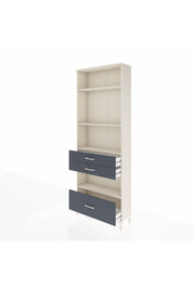 Arges Dolap 4 Raflı 3 Çekmeceli 88x30x243 - S33M010V2A