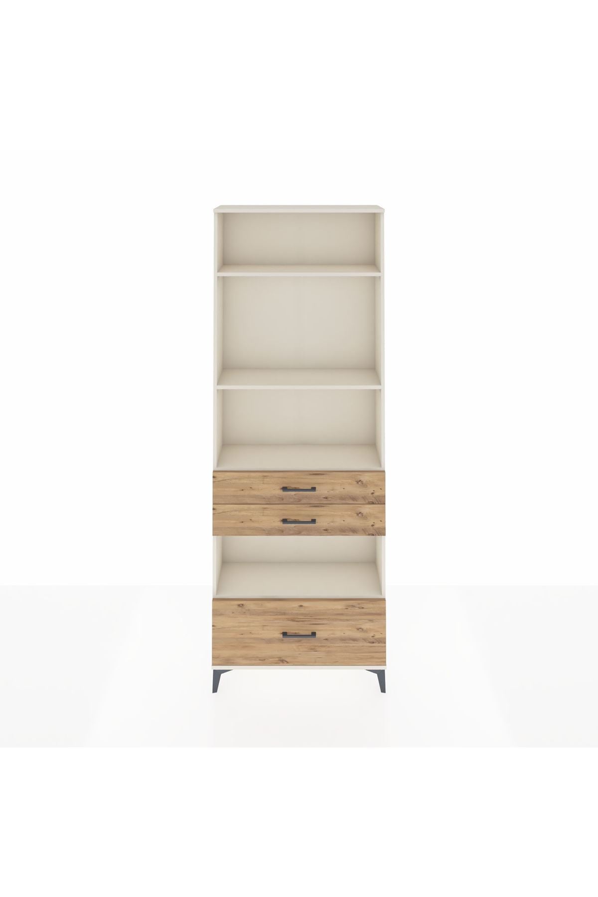 Arges Dolap 4 Raflı 3 Çekmeceli 88x30x243 - S33M010V3A