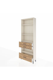 Arges Dolap 4 Raflı 3 Çekmeceli 88x30x243 - S33M010V3A