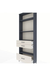 Arges Dolap 4 Raflı 3 Çekmeceli 88x30x243 - S33M010V4A