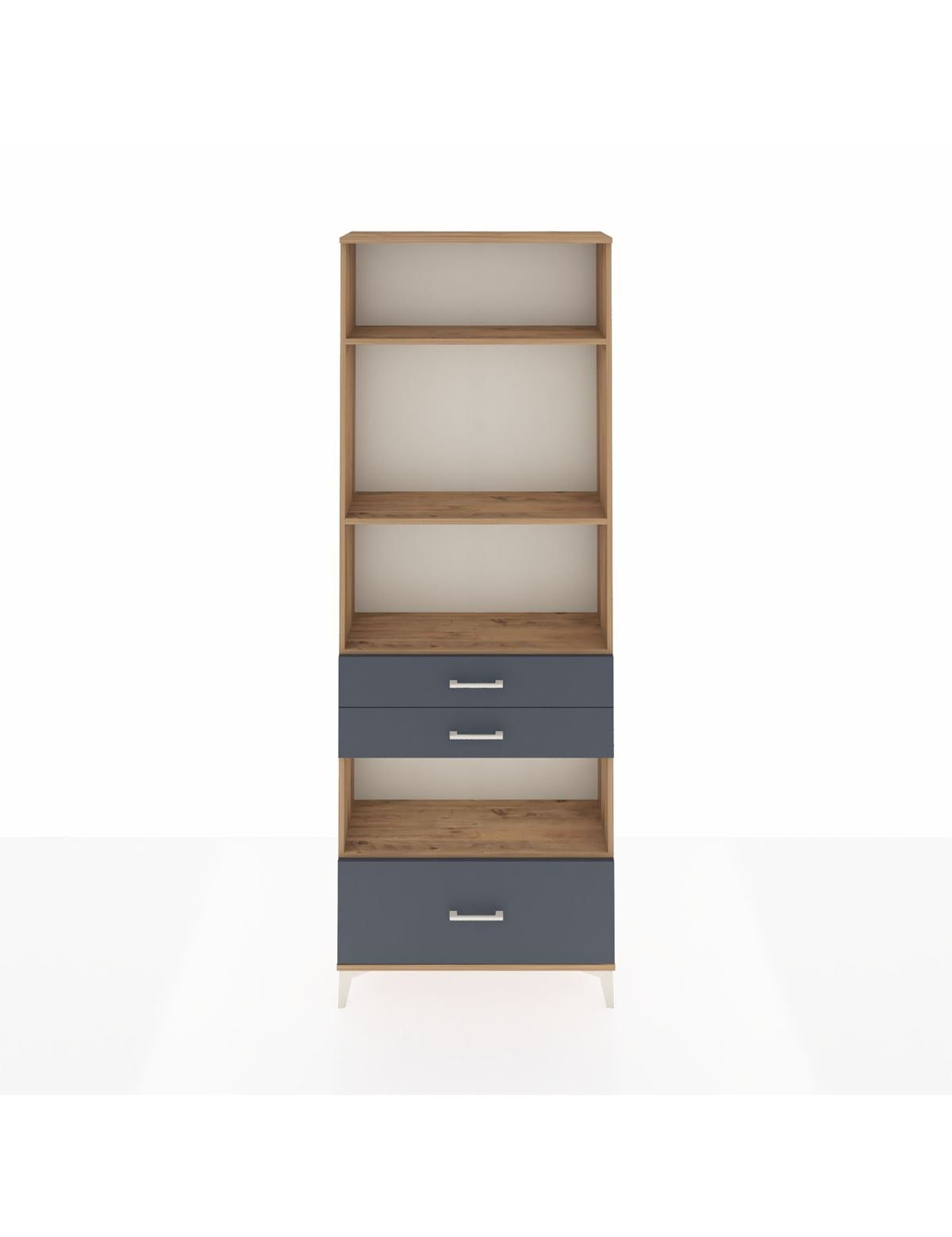 Arges Dolap 4 Raflı 3 Çekmeceli 88x30x243 - S33M010V8A