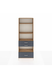 Arges Dolap 4 Raflı 3 Çekmeceli 88x30x243 - S33M010V8A