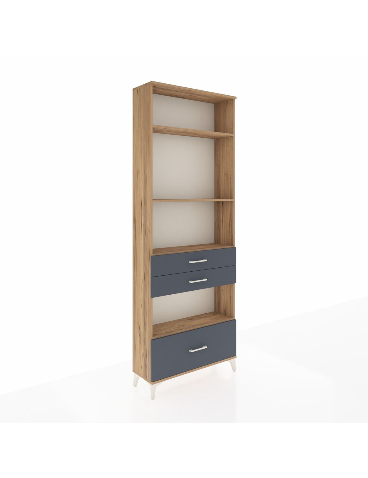 Arges Dolap 4 Raflı 3 Çekmeceli 88x30x243 - S33M010V8A