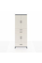 Arges Dolap 5 Raflı 3 Çekmeceli 4 Kapaklı 88x30x243 - S33M011V4A