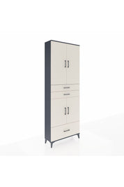 Arges Dolap 5 Raflı 3 Çekmeceli 4 Kapaklı 88x30x243 - S33M011V4A
