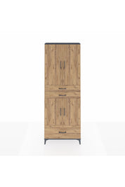 Arges Dolap 5 Raflı 3 Çekmeceli 4 Kapaklı 88x30x243 - S33M011V6A