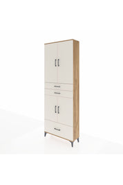 Arges Dolap 5 Raflı 3 Çekmeceli 4 Kapaklı 88x30x243 - S33M011V7A