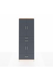 Arges Dolap 5 Raflı 3 Çekmeceli 4 Kapaklı 88x30x243 - S33M011V8A
